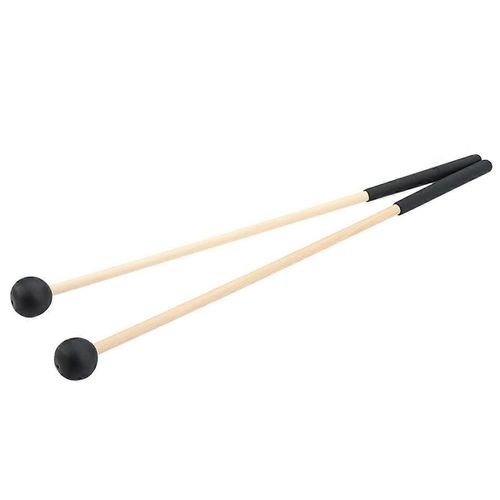 1 Paire De Baguettes De Xylophone À Tête En Caoutchouc De 29,6 Mm