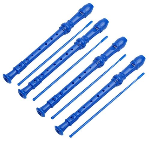 Flûte À Bec Abs Bleue 8 Trous Pour Enfants,Flûte Traversière D'entrée De Gamme