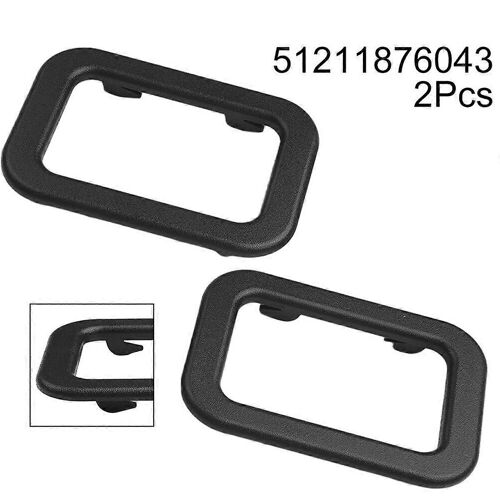 4pcs Garnitures De Poignée De Porte Intérieure Pour Bmw E30 Z1 635csi M6 51211876043
