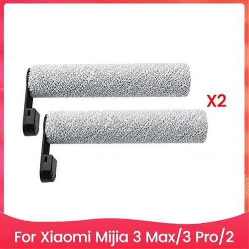2PCS Brosse à rouleau d'aspirateur humide et sec pour Xiaomi Mijia 3 Max / 3 Pro / 2 Accessoires d'aspirateur Pièce