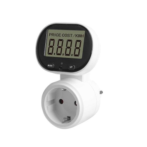 Wattmètre numérique,compteur électrique,voltmètre,compteur de coûts énergétiques,prise UE
