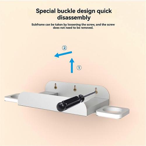 Support de support mural VR pour Meta Quest 3S - Crochet de rangement en acier