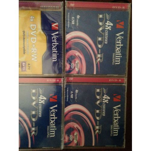 3 DVD R 6 DVD RW