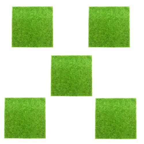 Gazon artificiel bricolage mini simulation flocage gazon mousse micro-paysage plante aménagement paysager 15x15cm