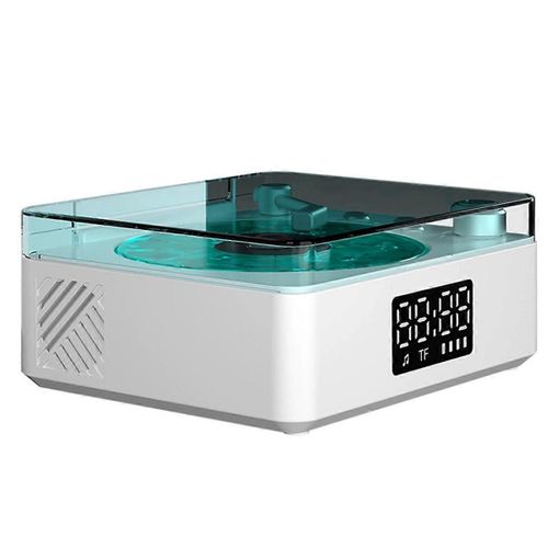 Enceintes Sans Fil Rétro Pour L'aide Au Sommeil, Haut-Parleur Bluetooth À Bruit Blanc, Style Tourne-Disque Vinyle.