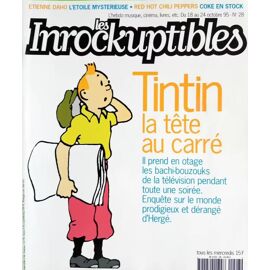 Les Inrockuptibles N° 28 _ Du 18 Au 24 Octobre 1995 _ Tintin : Hergé / Etienne Daho / Red Hot Chili Peppers