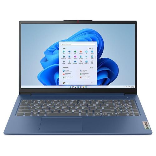 Lenovo IdeaPad Slim 3 15ABR8 82XM - 15.6" Ryzen 7 5825U 16 Go RAM 512 Go SSD Bleu AZERTY