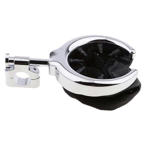 22mm Chrome Moto Porte-Gobelet Support De Boisson D'eau Guidon Adaptateur De Bouteille