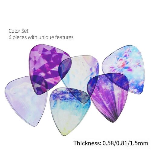 Médiators De Guitare,Médiators De Couleur Personnalisés B