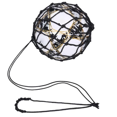 Sac En Filet Pour Ballon De Football Noir,Cryptage Audacieux + Corde Élastique