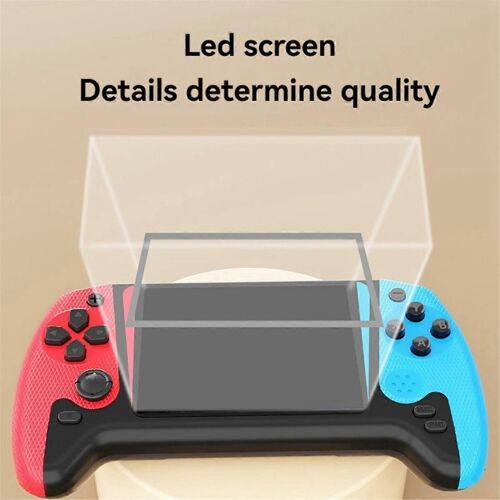 Console De Jeux Vidéo Portable 500 En 1 3,5 Pouces Rétro Arcade Rouge Bleu