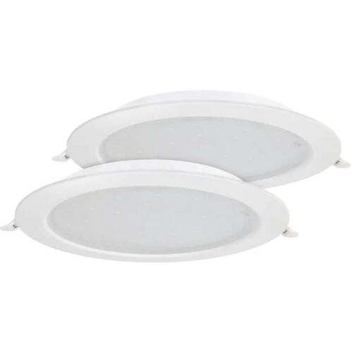 Luminaires de plafond LED encastré AURA PRIZMA 2x18W blanc 4200K | Lot de 2 pcs | 425.001.018 | HOROZ