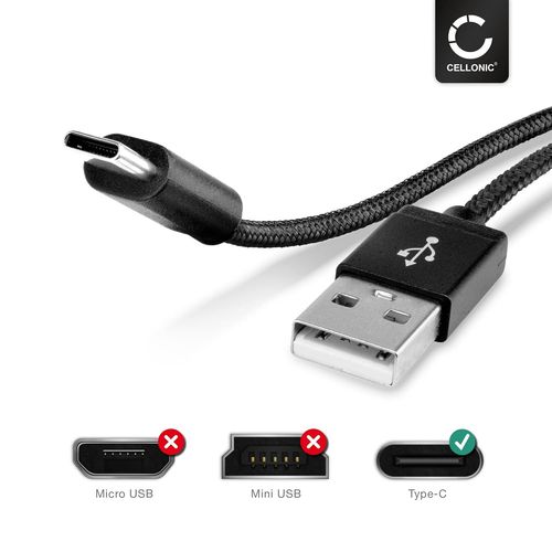 TIANYI-Câble USB C Type C vers USB A charge et data compatible avec Microsoft Xbox Series X, Series S/One Elite Controller 2 2.0 3A Nylon noir 1m console manette gaming