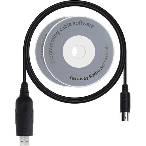 KALANKA-Câble de Programmation USB vers 8 Broches CT-62 Cat et CD Compatible pour FT 857 857D FT100 817 817D VX 1700 Radio Talkie-walkie 1.8m