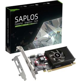 ASFASFq-SAPLOS Radeon HD 6570 Carte Graphique, Dual HDMI, 1G GDDR3 64-bit, Cartes Vidéo PC, Low Profile, Computer GPU, PCI Express x 16, 60W Low Power