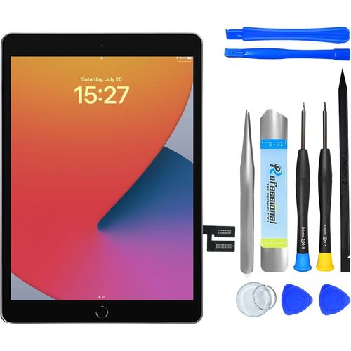 Touch Screen Replacement For Ipad 7 7th/8th Generation 10.2 Inch For 7th 8th Generation A2197 A2198 A2200 A2270 A2428 A2429 A2430 Without Home Button Complete Repair Kit Including.[D350]