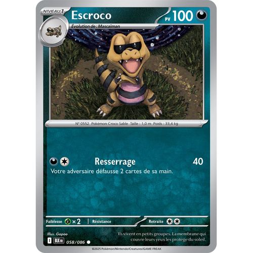 Escroco - 058/086 - Foudre Noire