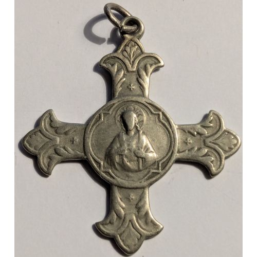 Ancienne Croix Apostolado Del Corazone De Jésus