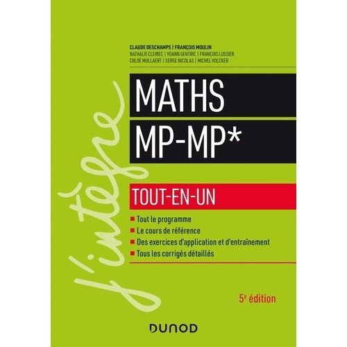 Maths Mp-Mp* - Tout-En-Un