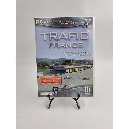 Jeu Pc Trafic France Pour Flight Simulator X En Boite, Sans Notices