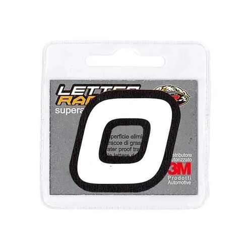 Lettre Adhésive O pour Vêtements, Blanc, 45 mm