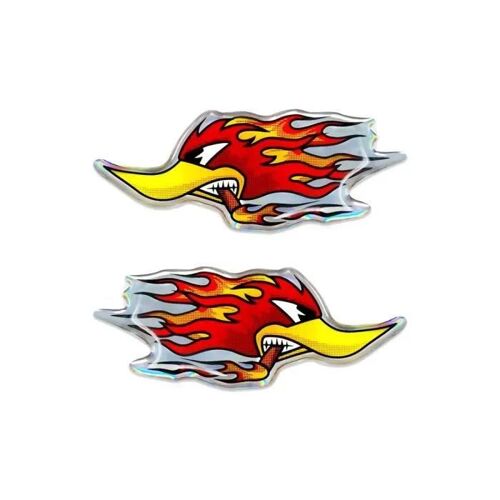 Stickers Autocollants 3D Pic, Droit et Gauche, 80 x 35 mm