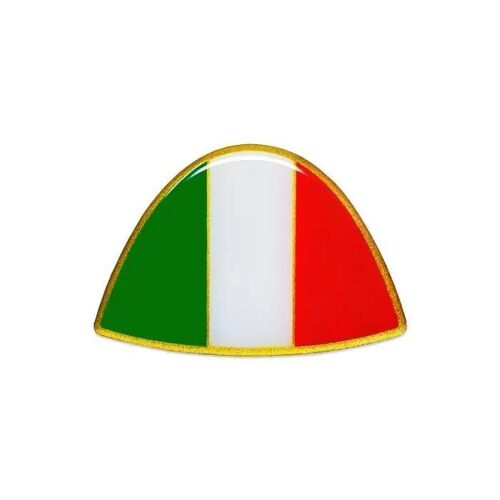 Sticker Autocollant 3d Drapeau Italie Glitter, 50 X 74 Mm