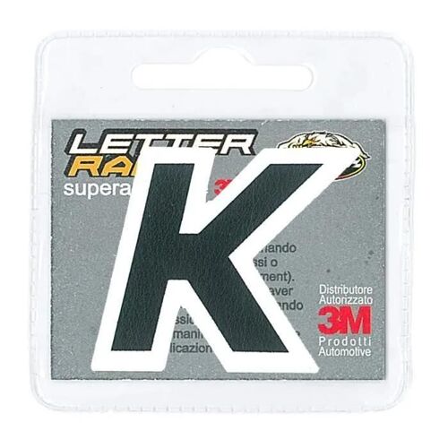 Lettre Adhésive K Pour Vêtements, Noir, 45 Mm