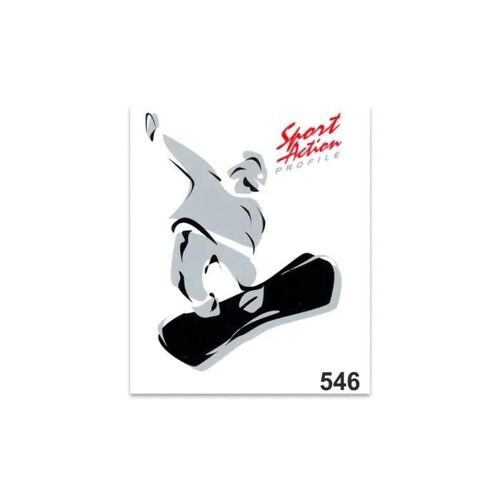 Autocollant - 4r Quattroerre.It - Snow-Board - 10 X 12 Cm - Résistant - Couleurs Vives