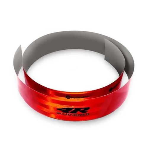 Film Adhésif Rétroréfléchissant 3m Approuvé, Pour Bordures De Véhicules, Rouge, 50 Mm X 2,5 Mt