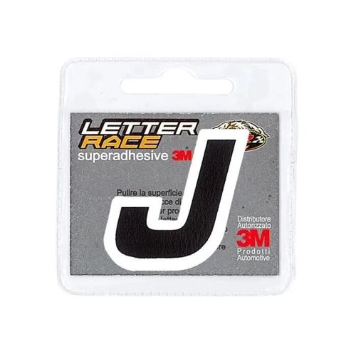 Lettre Adhésive J Pour Vêtements, Noir, 45 Mm