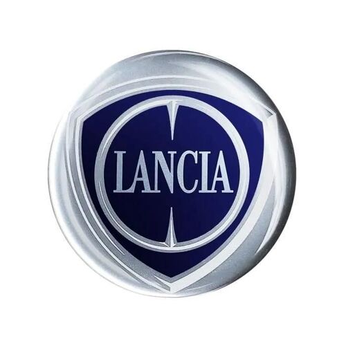 Autocollant 3d Lancia Officiel Logo, Diamètre 40 Mm
