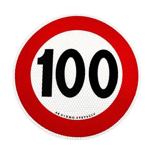 Autocollant Limitation De Vitesse Approuvé Eu, 100 Km/H