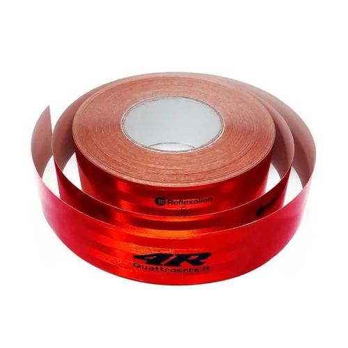 Film Adhésif Rétroréfléchissant 3m Approuvé, Pour Bordures De Véhicules, Rouge, 50 Mm X 50 Mt