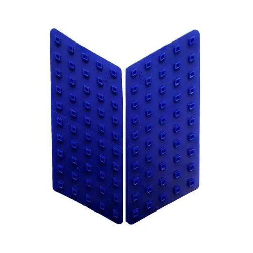 Protection Antidérapante - Race Grip - Réservoir Moto - Bleu - 15.5 X 6 Cm - 2 Pièces