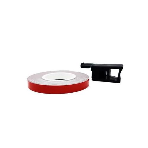 Bandes Wheel Trim Réfractifs Pour Les Jantes Des Voitures, Rouge, 7 Mm X 6 Mt