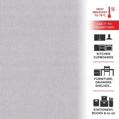 Film Adhésif Effet Métal Micro-Perforé, 45 cm x 1,5 mt