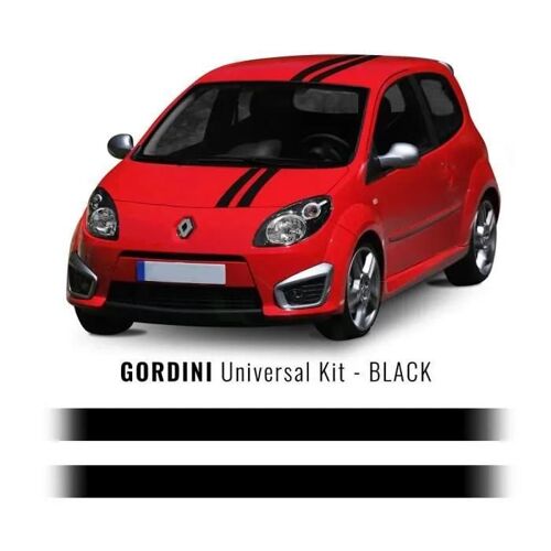 Bandes Adhésives - Gordini - Kit Stripes - Noir - 20 X 500 Cm - Thermoformables