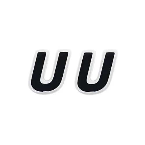 Sticker Autocollant 3d Lettres Adhésives Paire "U"