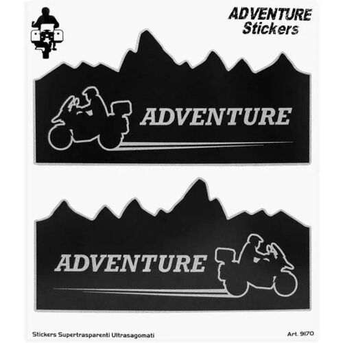 Autocollants - Adventure - Coffres Moto - Résistance Élevée - Détails Précis - Couleurs Vives
