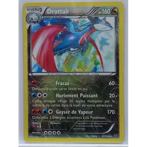 Pokemon Drattak Reverse 57 / 108 Xy6 Ciel Rugissant