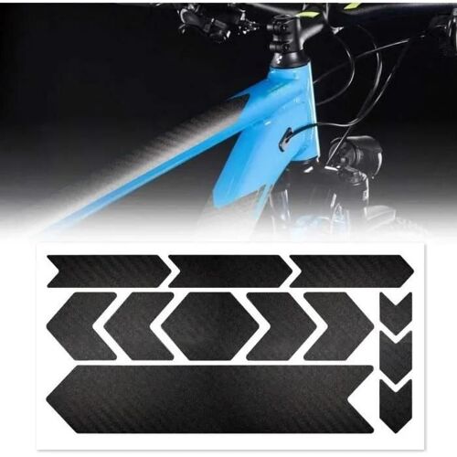 Kit D'autocollants Rhino Pour La Protection De Cadre Vélo Mtb, Carbone, 35 X 17.5 Cm