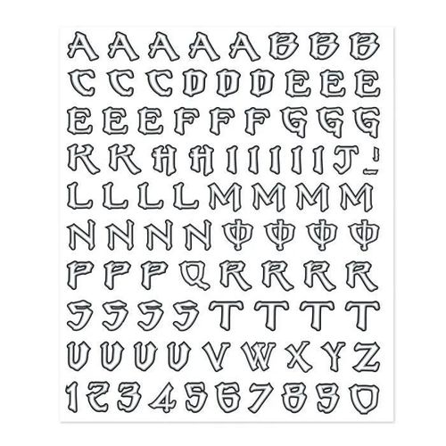 Kit Lettres Adhésives Monster