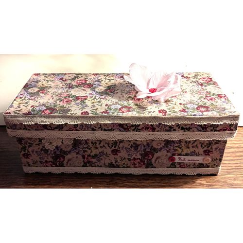 Boîte en Tissu "Fait Maison"