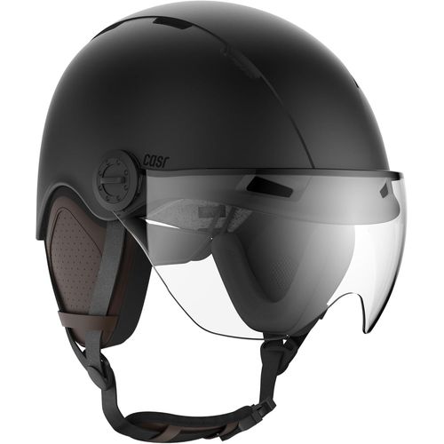 Subzonal-Style - Casque Lifestyle Urbain Pour Vélo & Trottinette Electrique - Visière Transparente & Cache-Oreille Amovibles - Confort Optimal Pour Homme & Femme