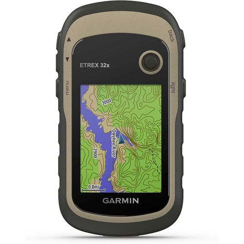 ASFASFq-Garmin - eTrex 32x - GPS de randonnée avec cartographie TopoActive Europe préchargée avec routes et sentiers routables - Compas électronique et altimètre barométrique - Vert