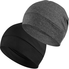Lot De 2 Bonnets Souples En Coton/acrylique - Rose/violet - Pour Femmes (chimio/confort) - Neuf étiqueté