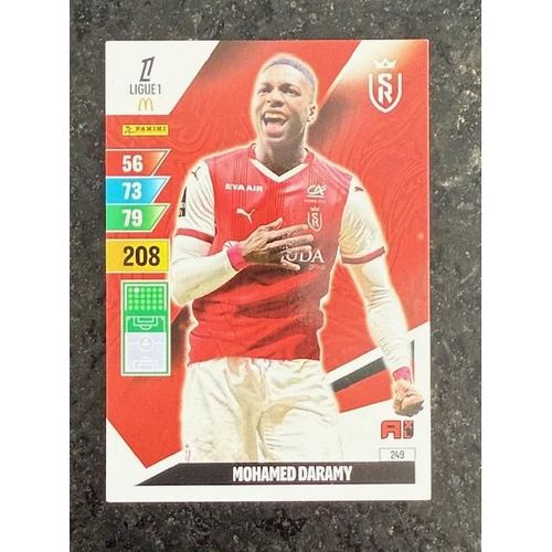 Carte Panini Adrenalyn Xl Ligue 1 2024 2025 N°249 : Mohamed Daramy
