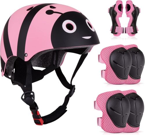 Subzonal-Casque Vélo Enfant Ajustable Casque Respirant Protection 2-5 Ans Pour Skateboard Cyclisme Roller Casques De Sport Pour Filles Et Garçons