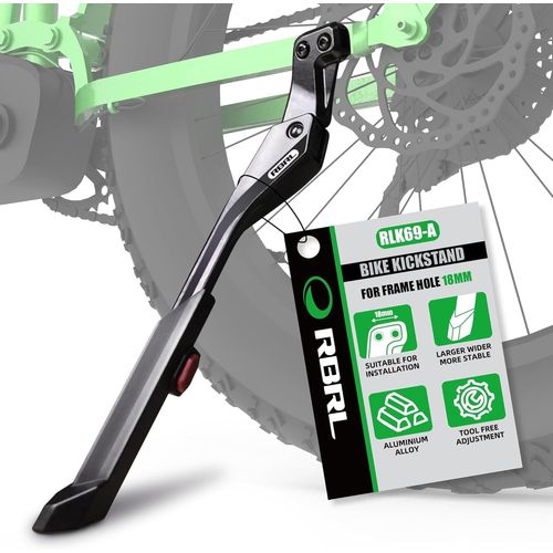 Asfasfq-Rbrl Béquille De Vélo De 24 À 29 Pouces, Stable Et Antidérapante, Réglable En Hauteur, En Alliage D'aluminium, Pour Vtt, Vélo De Route, Vélo Électrique
